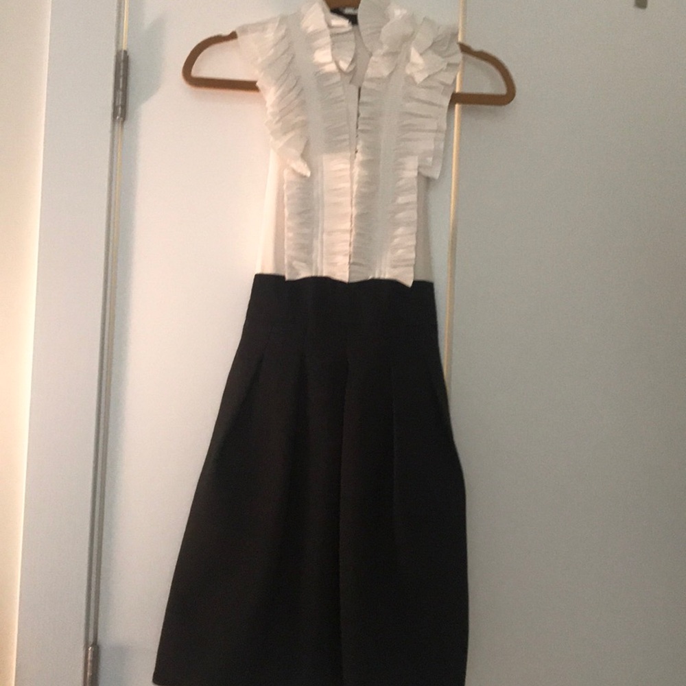 BCBG Black/White STUNNING Dress